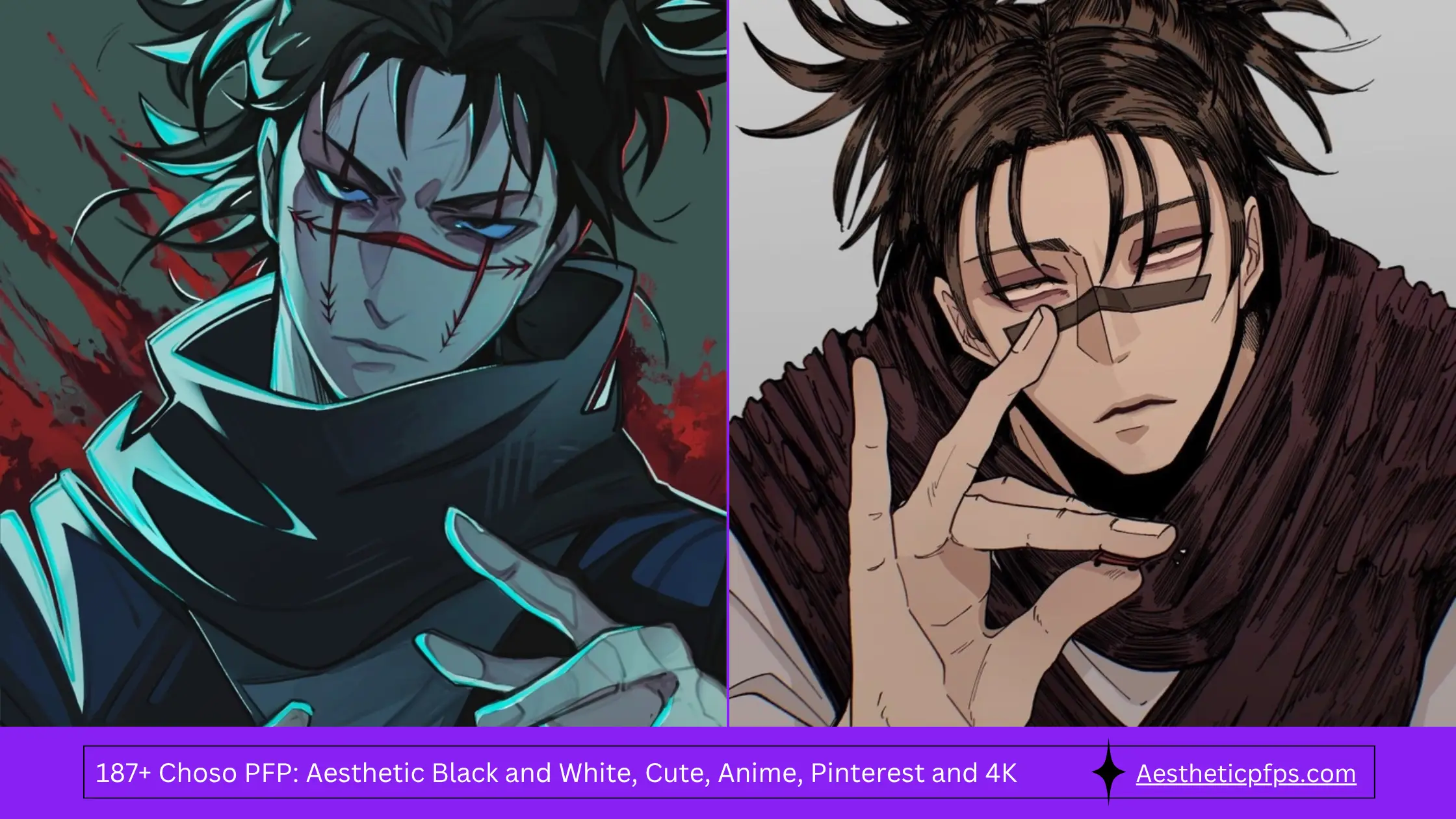187+ Choso PFP Aesthetic Black and White, Cute, Anime, Pinterest and 4K