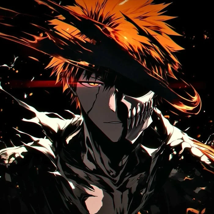 2026 anime PFP Bleach with updated neon editing style and modern color grade