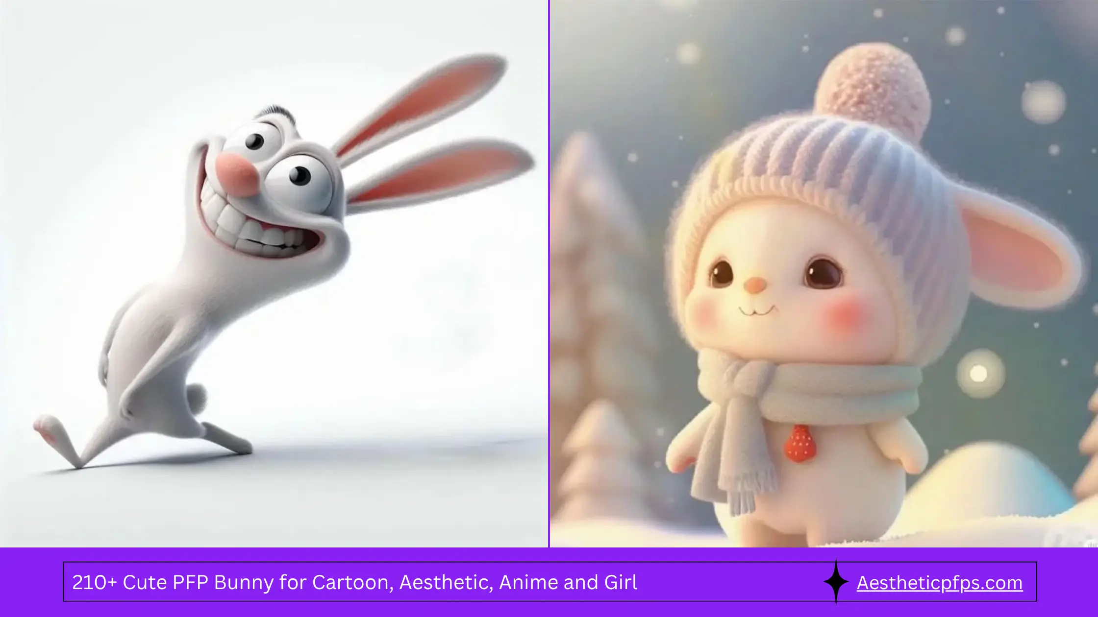 210+ Cute PFP Bunny for Cartoon, Aesthetic, Anime and Girl