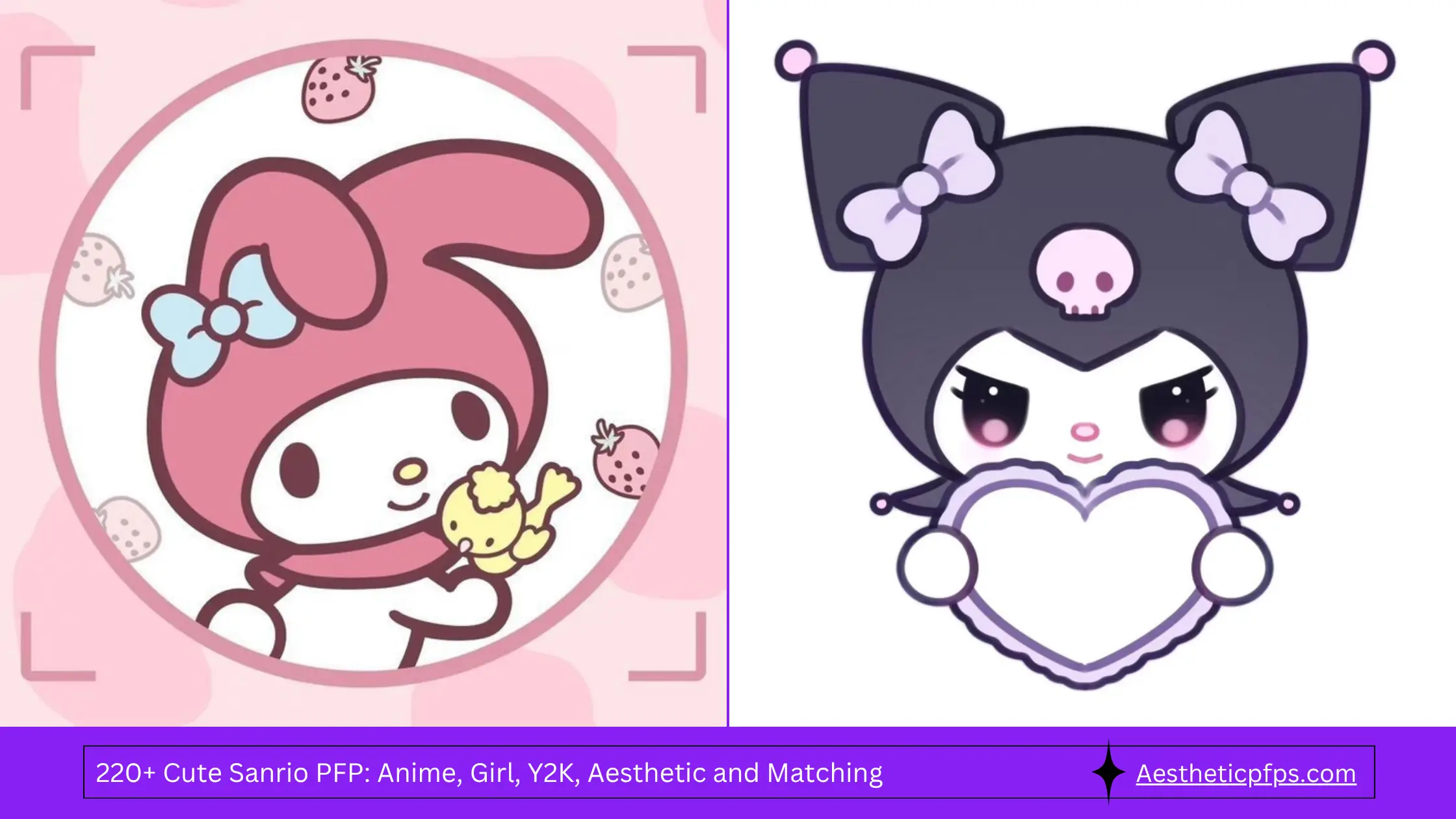 220+ Cute Sanrio PFP Anime, Girl, Y2K, Aesthetic and Matching
