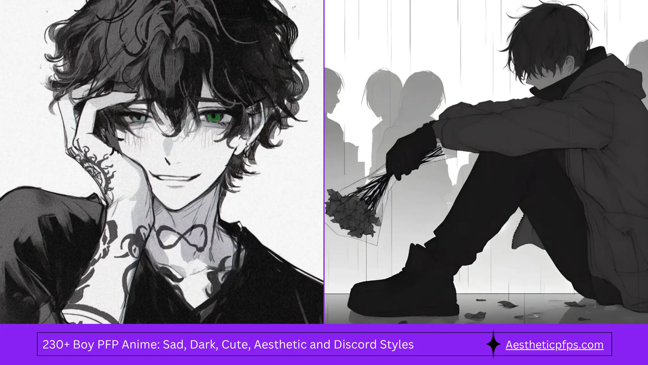230+ Boy PFP Anime Sad, Dark, Cute, Aesthetic and Discord Styles