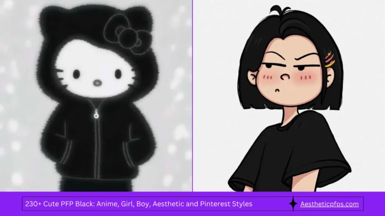 230+ Cute PFP Black Anime, Girl, Boy, Aesthetic and Pinterest Styles