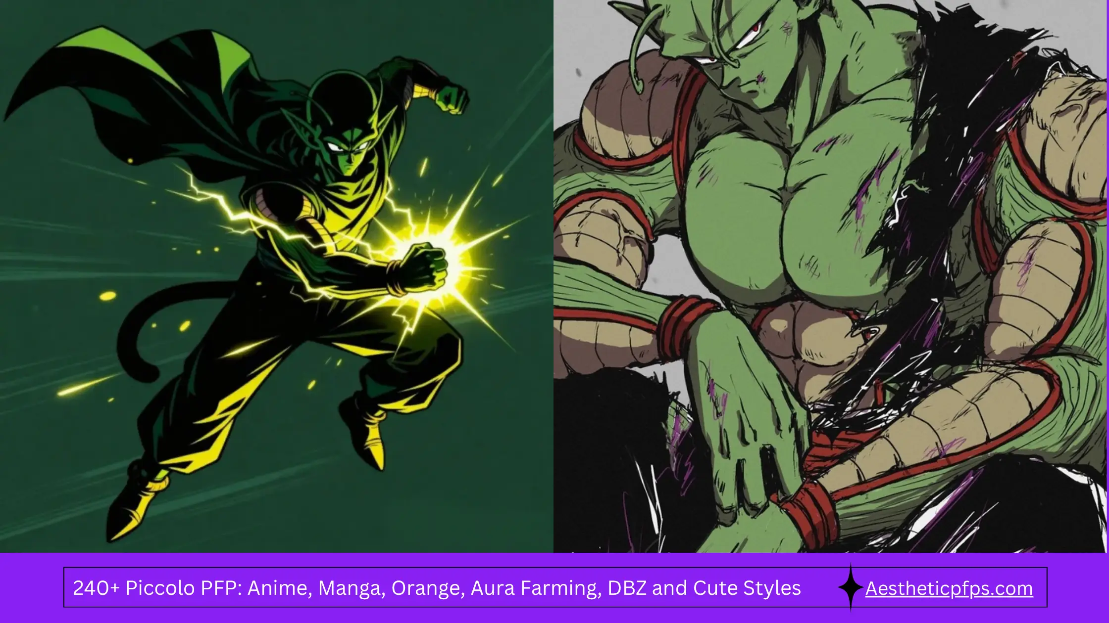 240+ Piccolo PFP Anime, Manga, Orange, Aura Farming, DBZ and Cute Styles