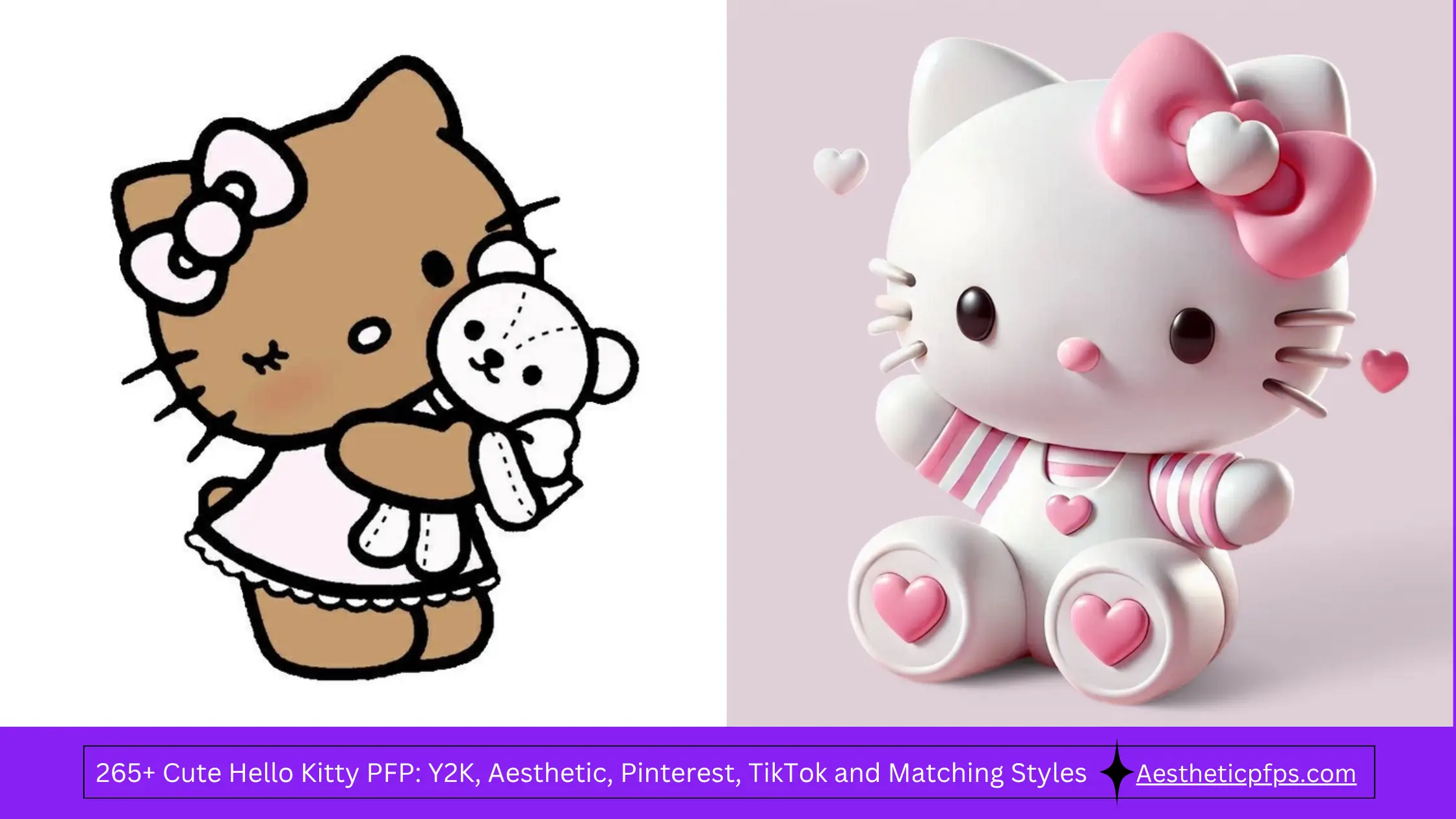 265+ Cute Hello Kitty PFP Y2K, Aesthetic, Pinterest, TikTok and Matching Styles