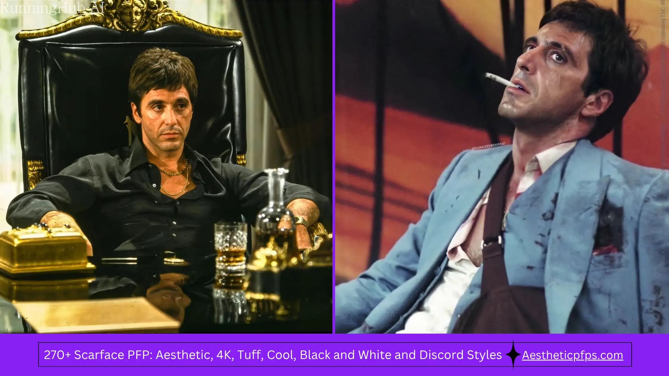 270+ Scarface PFP Aesthetic, 4K, Tuff, Cool, Black and White and Discord Styles