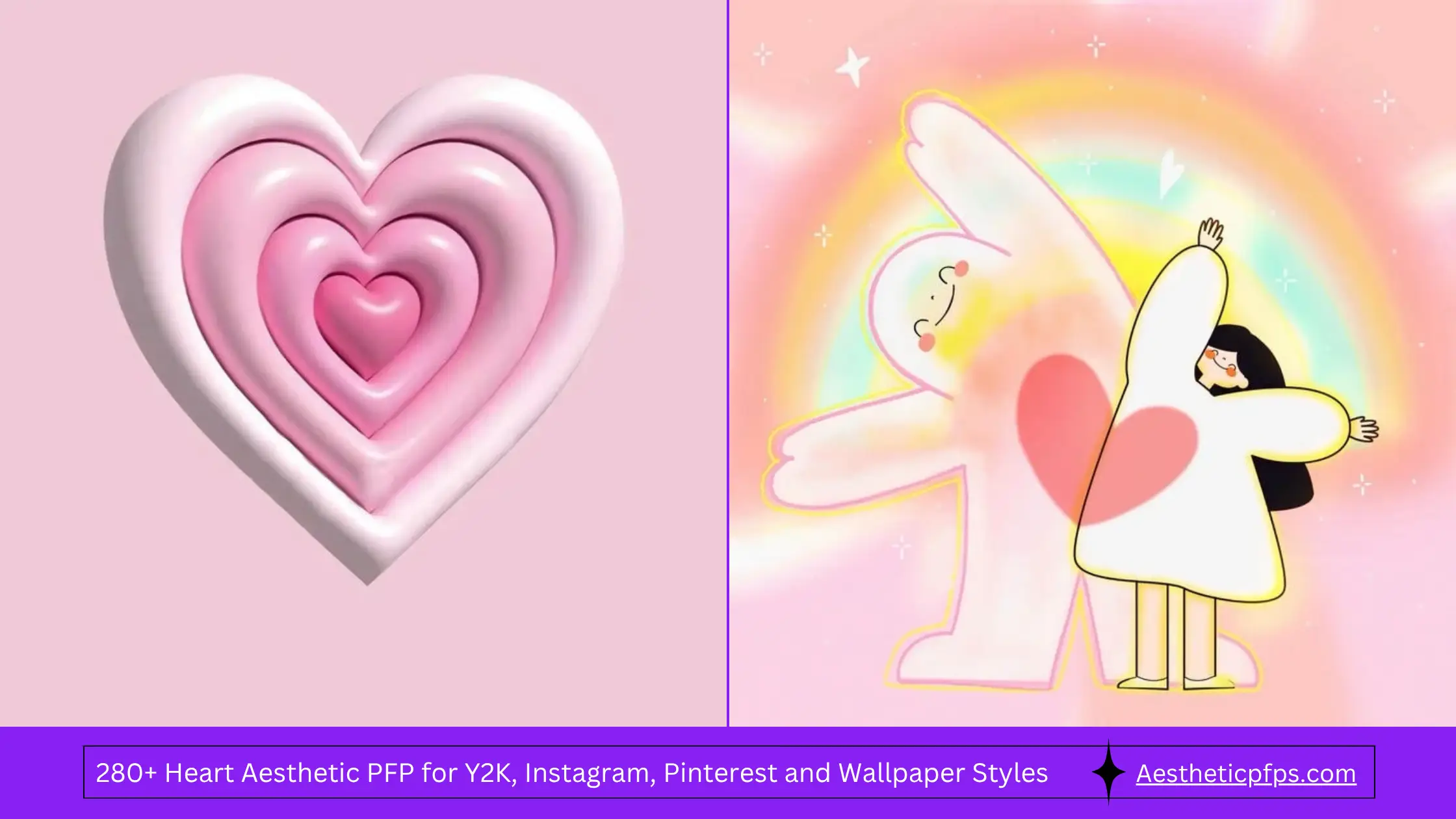 280+ Heart Aesthetic PFP for Y2K, Instagram, Pinterest and Wallpaper Styles