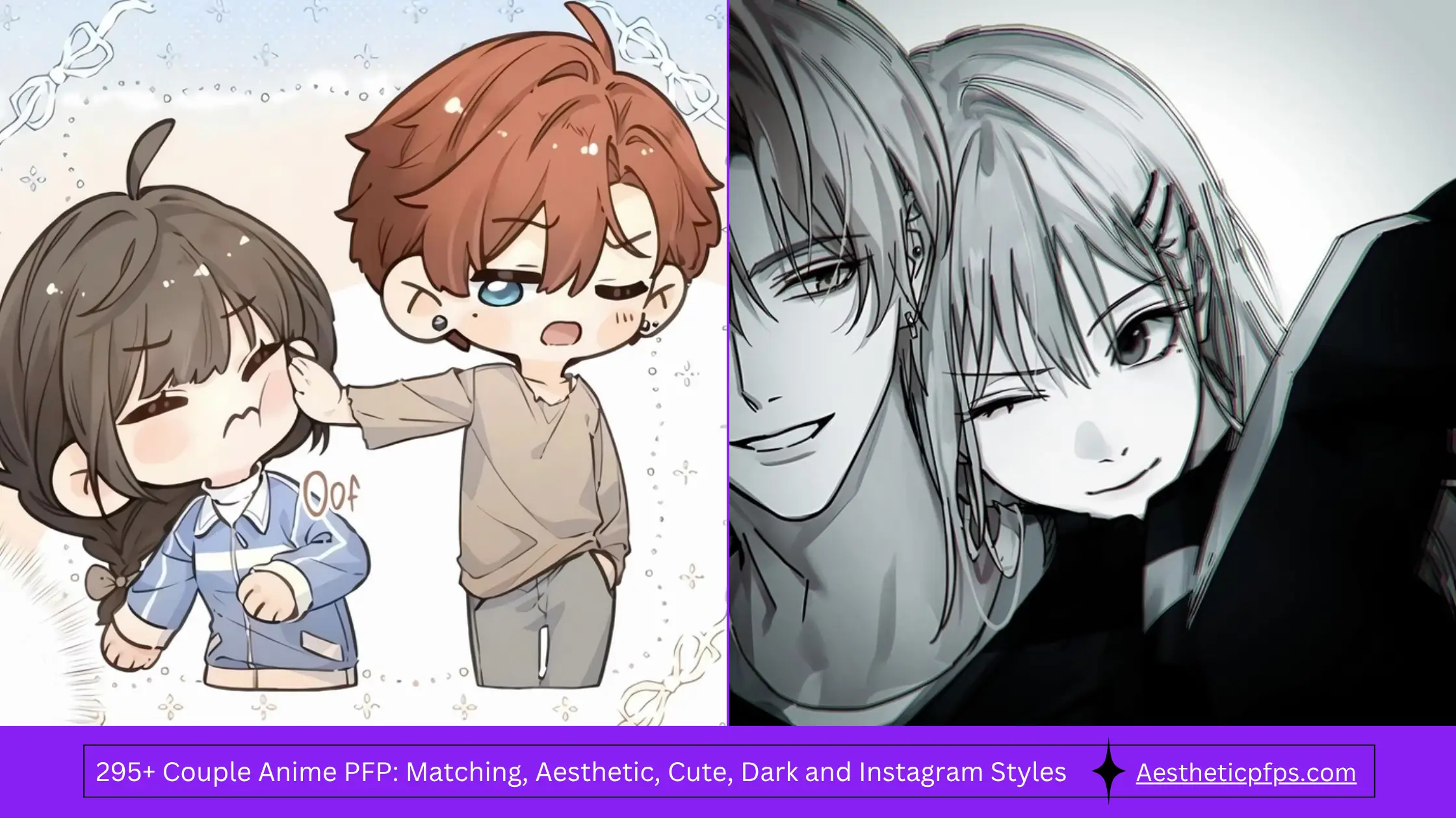 295+ Couple Anime PFP Matching, Aesthetic, Cute, Dark and Instagram Styles