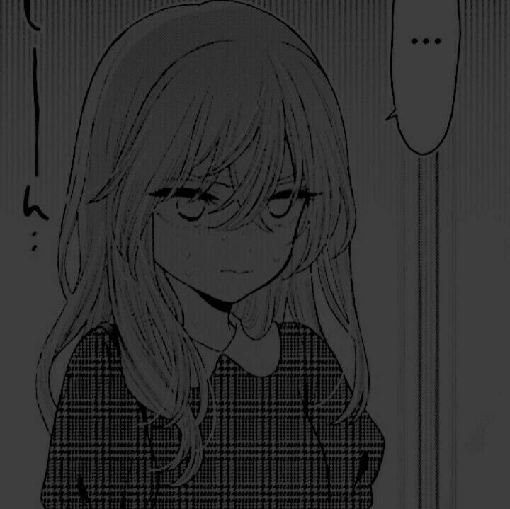 Black aesthetic anime girl PFP moody