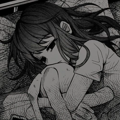 Sad crying anime girl image with raw emotional clarity and soft tones