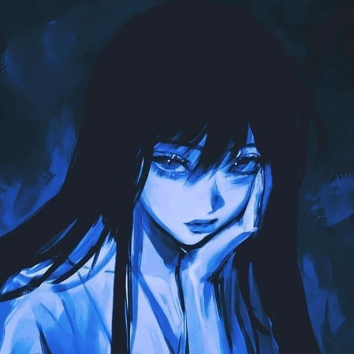 Black aesthetic PFP girl side angle portrait