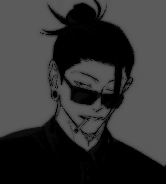 Dark Pinterest PFP aesthetic black