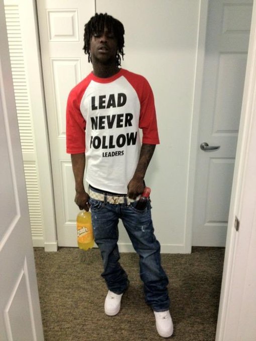 Vintage Chief Keef 2012 aesthetic PFP with warm faded tones