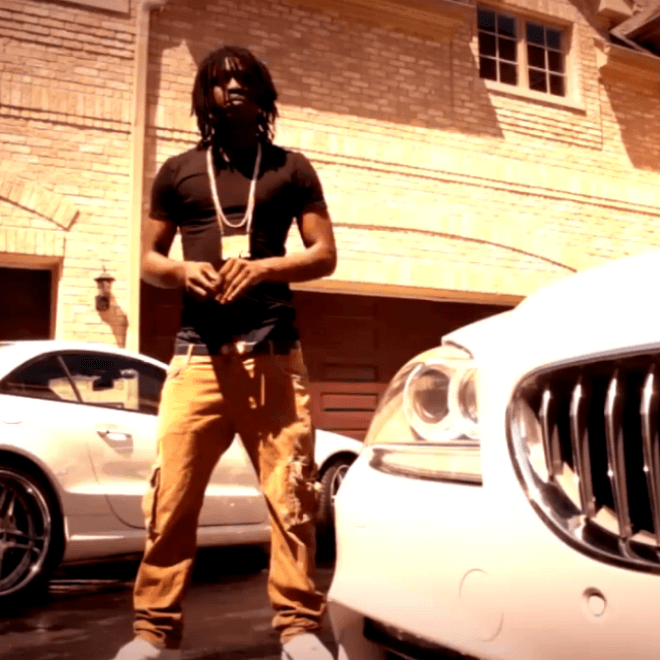 Chief Keef PFP with cash and luxury money theme