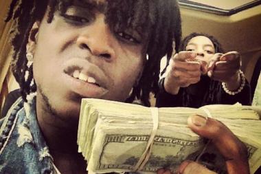 Chief Keef money PFP with gold and wealth aesthetic