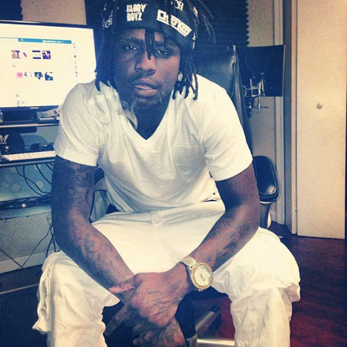 Old Chief Keef PFP with vintage grain and nostalgic faded aesthetic