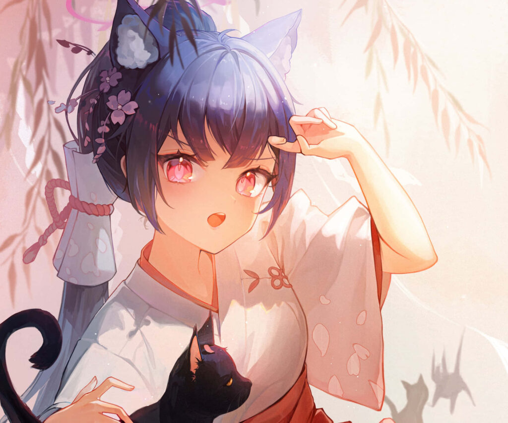 Cute emo Kuromi PFP with dark visual weight and emotionally expressive framing
