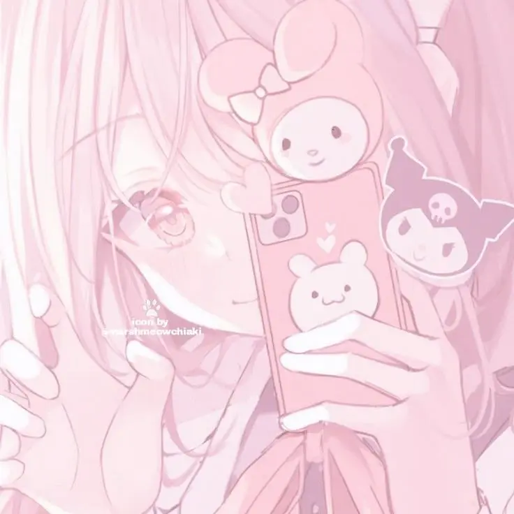 Cute Kawaii PFP Pink