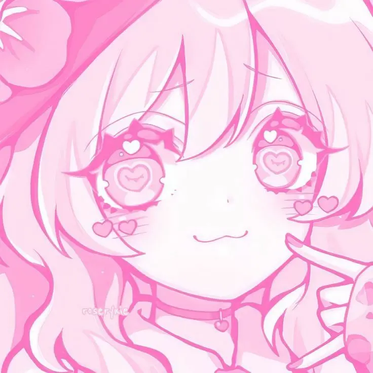 Cute Kawaii PFP Pink