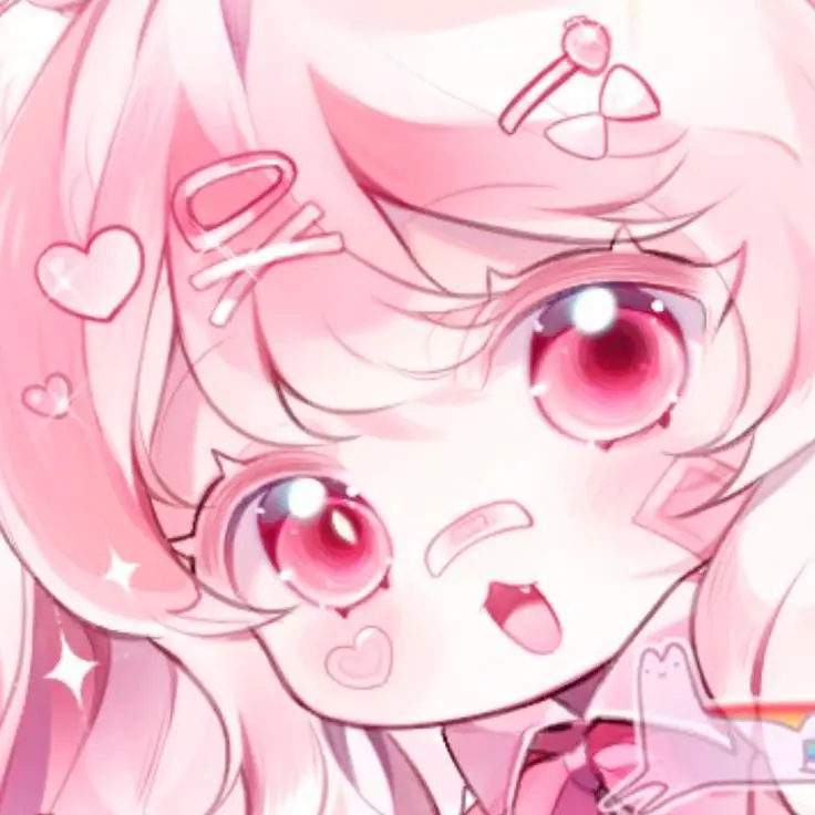 Cute Kawaii PFP Pink