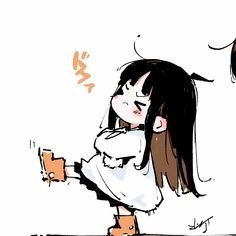 Chibi duo matching PFP with cheerful emotional tone