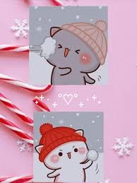 Festive Christmas matching PFP with gentle holiday atmosphere