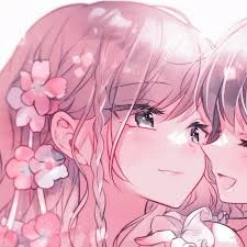 Intimate anime girl matching PFP with emotional visual storytelling