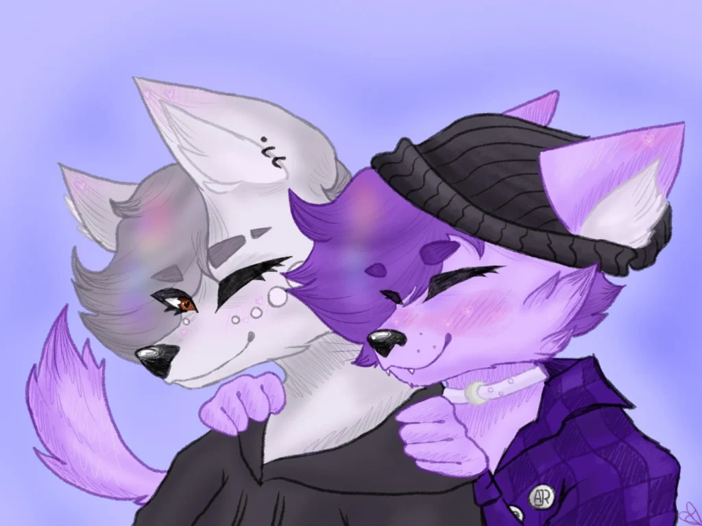 Hand-drawn matching PFP with textured lines and authentic warmth