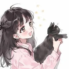 Anime girl matching profile picture with pastel shading and emotional depth