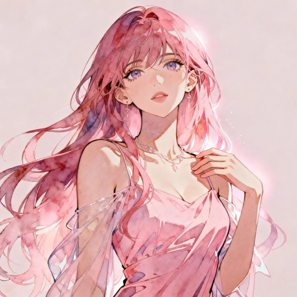 cute pink pfp bunny anime cartoon profile