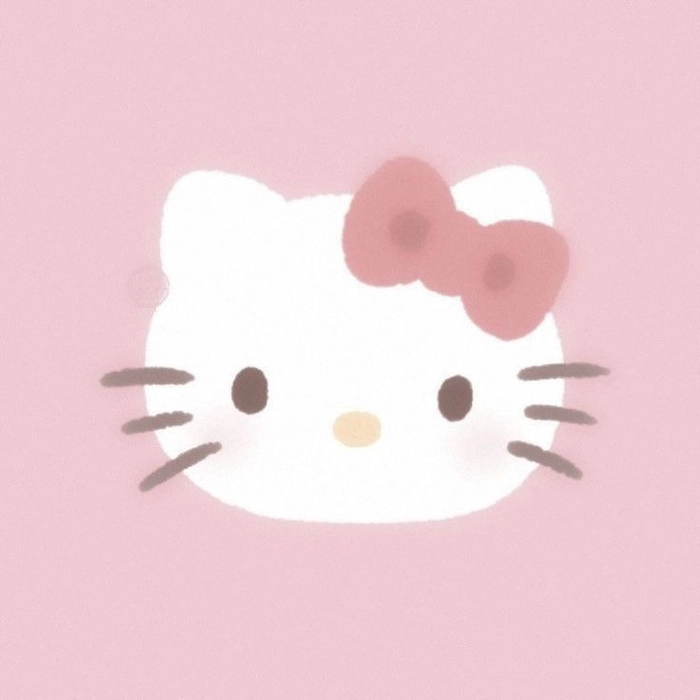 cute pink pfp cat cozy aesthetic avatar pink