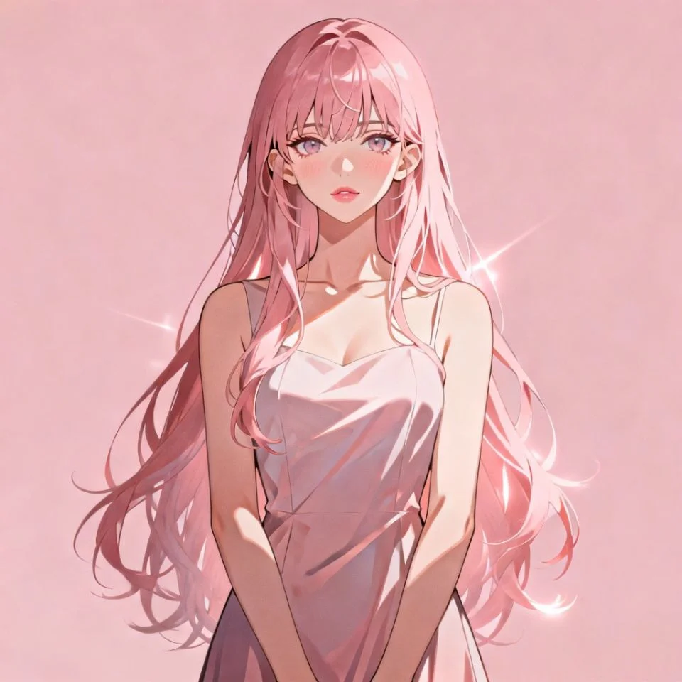 cute pink pfp discord profile picture soft pink