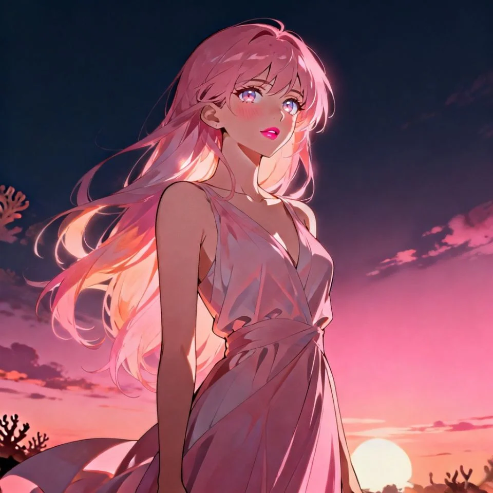 cute pink pfp discord girl pastel avatar