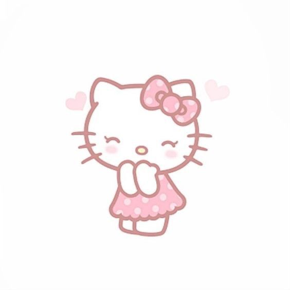 cute pink pfp hello kitty iconic character avatar