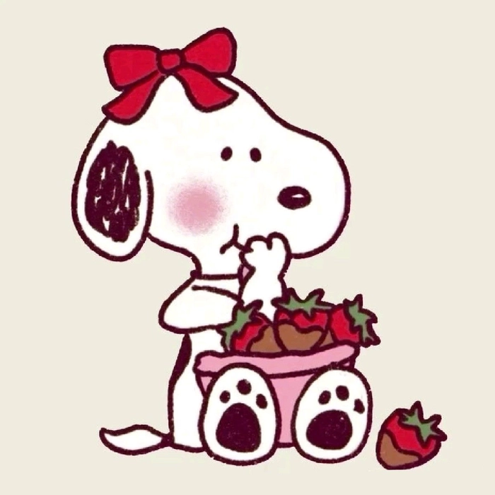 Cute Snoopy PFP aesthetic calm background gentle expression