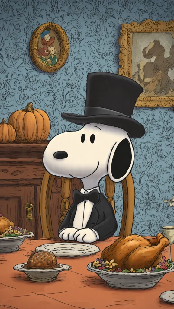 Snoopy PFP Pinterest tall format soft background