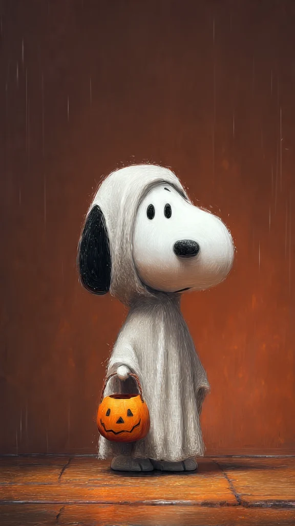 Cute Snoopy PFP aesthetic vertical format soft grain