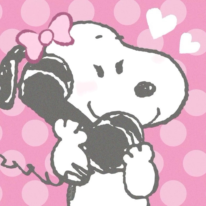 Snoopy PFP aesthetic cloud background contemplative