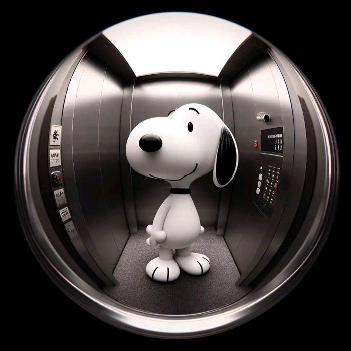 Cute Snoopy PFP cartoon bold lines expressive pose