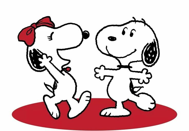 Snoopy matching PFP for couples warm color affection