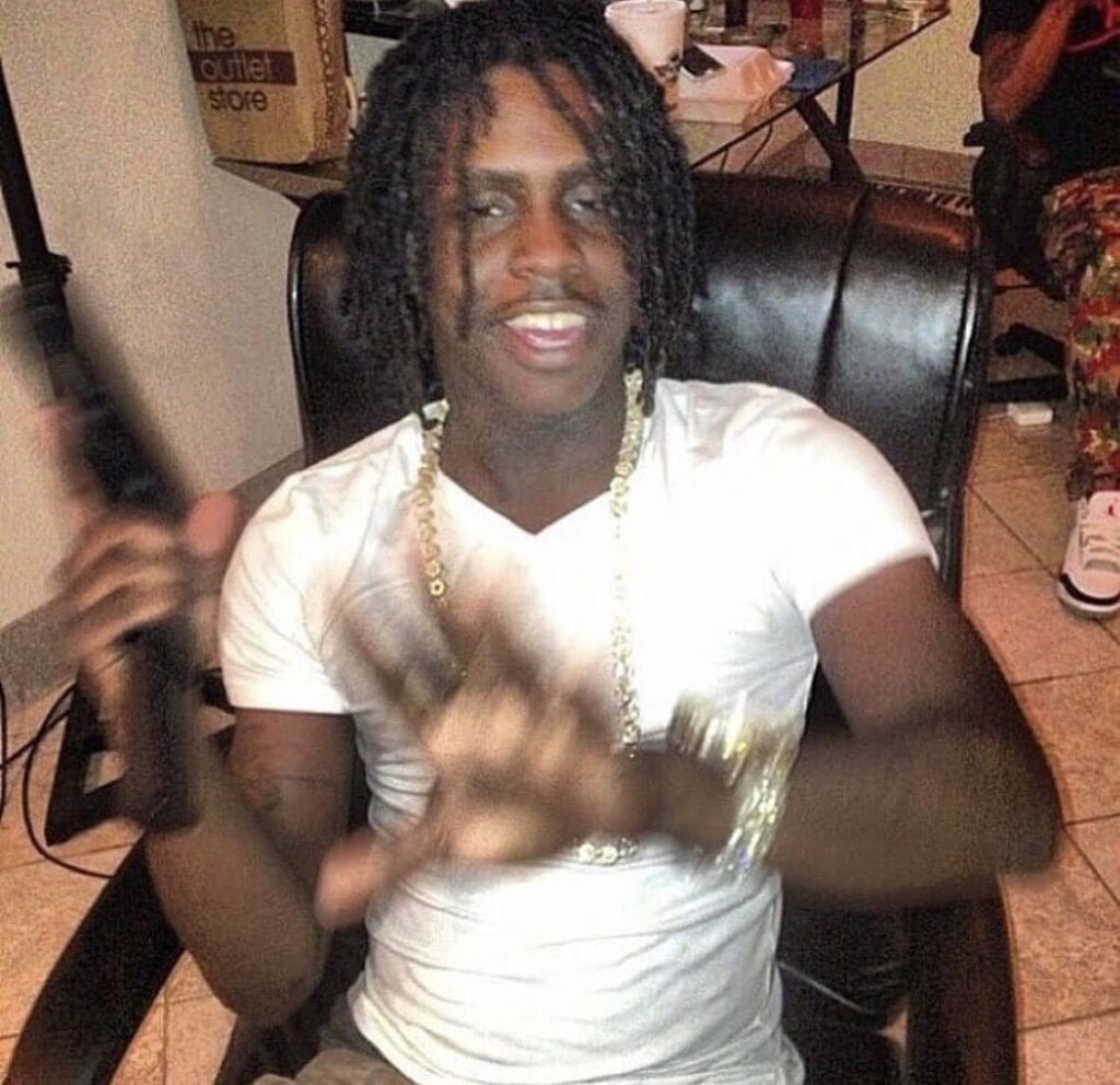 Funny Chief Keef PFP with meme edit and exaggerated expression