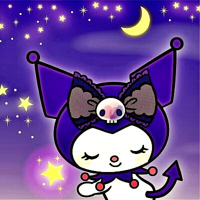 Cute Hello Kitty Kuromi PFP with iconic expressions and refreshed aesthetic treatment