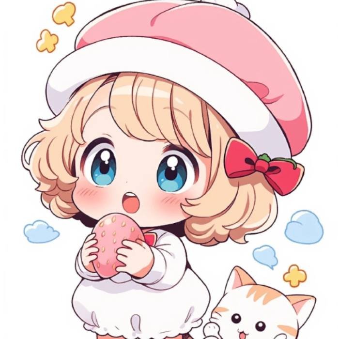 Kuromi PFP cute picture with minimal decoration and sincere mood