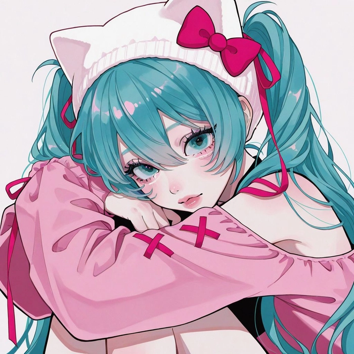 pink pfp y2k vibrant 2000s digital aesthetic