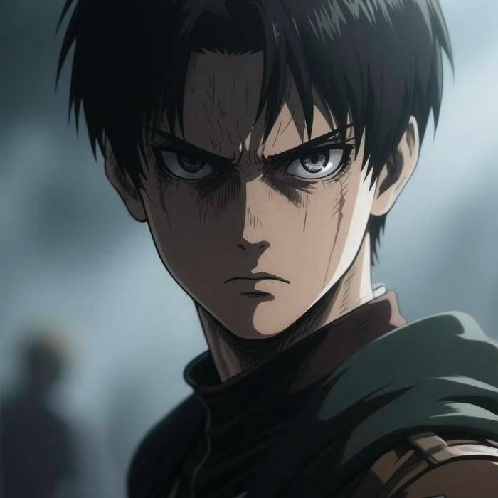 Sad Christmas anime PFP with quiet snowfall and reflective downcast expression