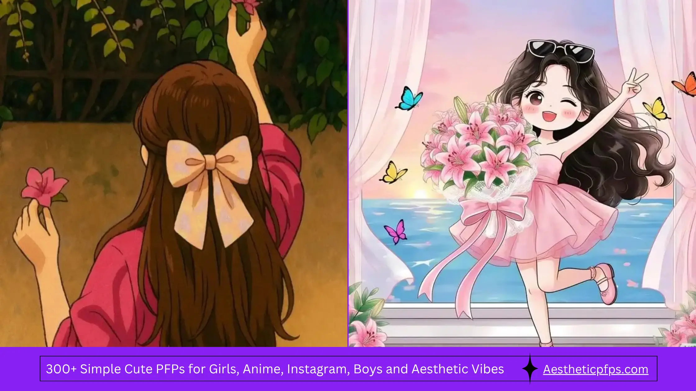 300+ Simple Cute PFPs for Girls, Anime, Instagram, Boys and Aesthetic Vibes
