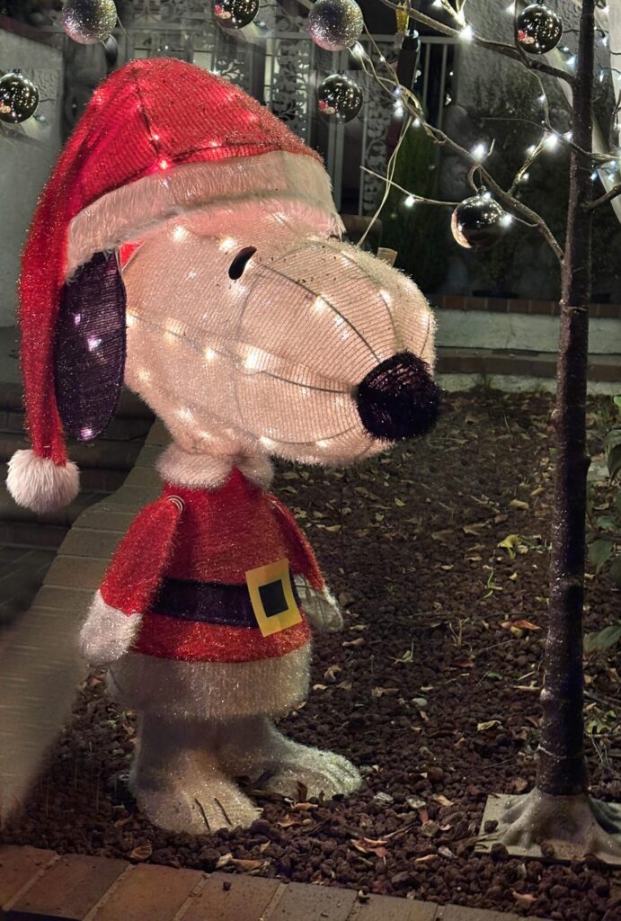 Snoopy PFP Christmas soft winter white seasonal rotate