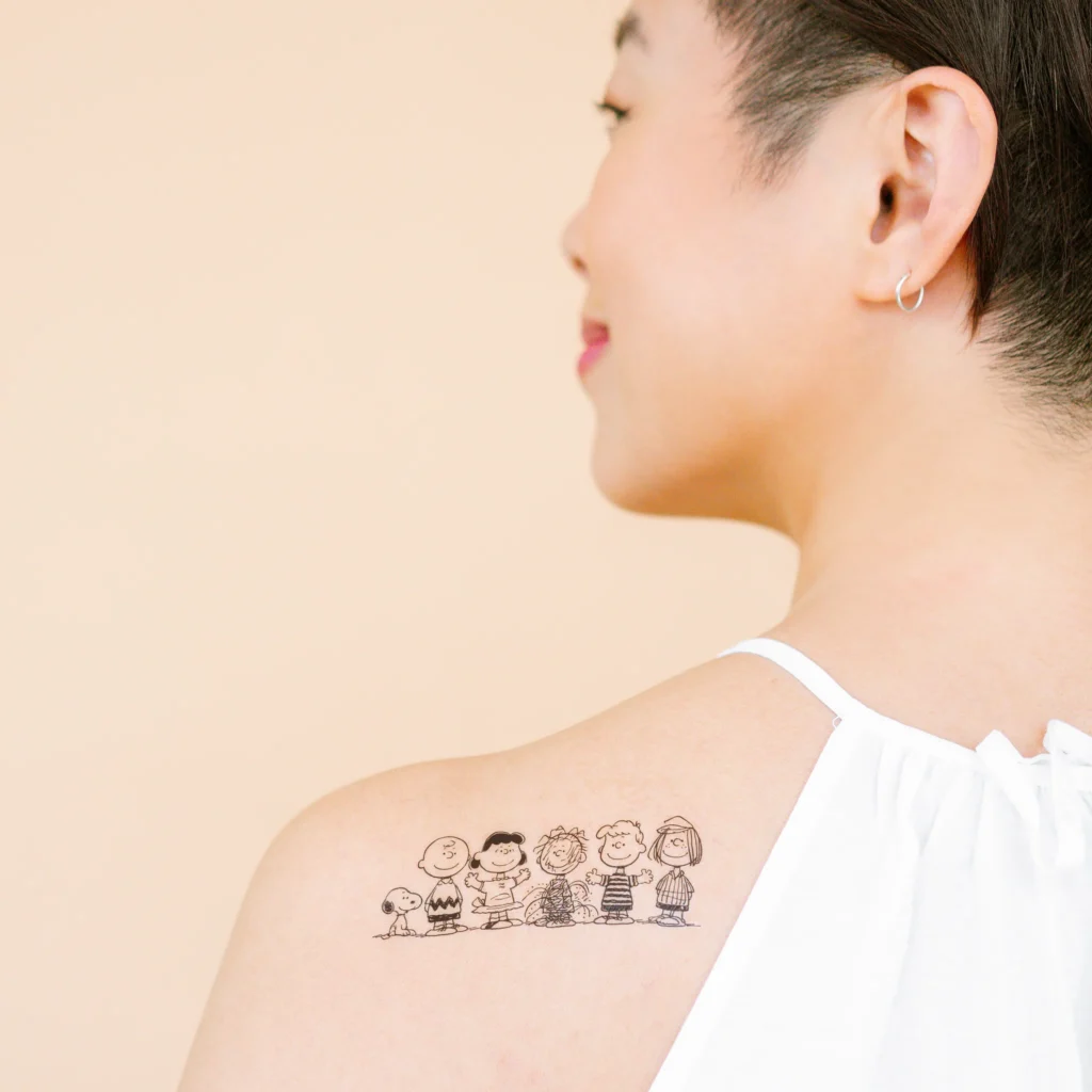 Snoopy tattoo ideas minimalist personal aesthetic