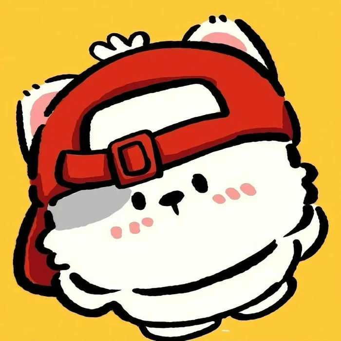 Cute adorable avatar with sleepy animal illustration