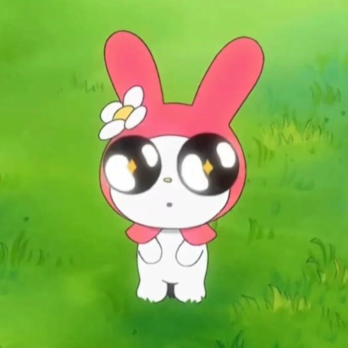 Adorable My Melody PFP cozy vibe