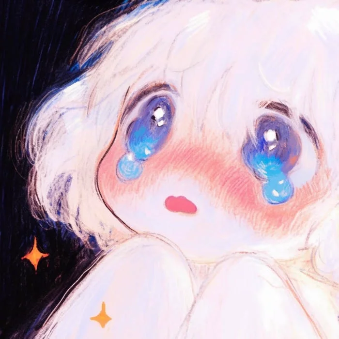 Aesthetic sad anime profile picture with emotional stillness and dreamy visual narrative